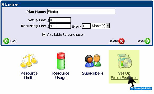 packages extra features packages extra features