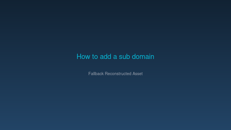 create database
