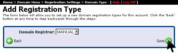registration settings
